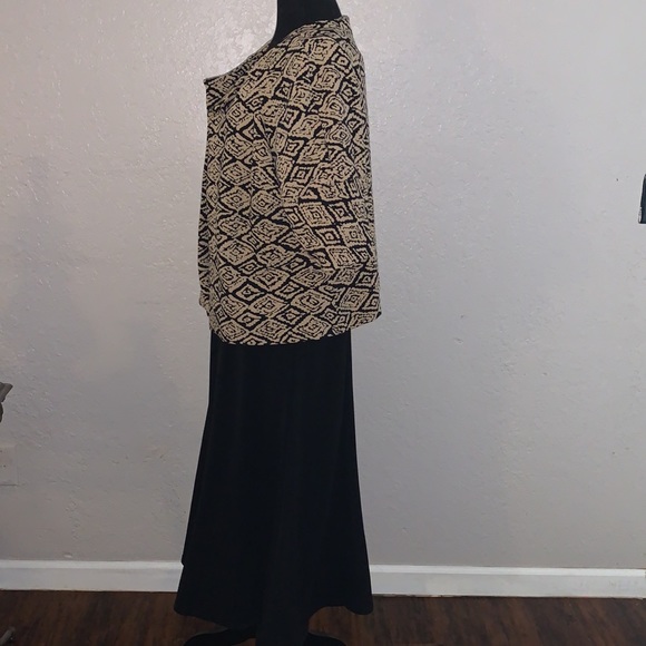 Perceptions 2 piece black dress with jacket size 18 - Picture 5 of 15
